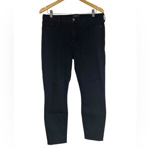 Jen 7 by 7 for All Mankind Petite Ankle Skinny 14 Black Jeans
